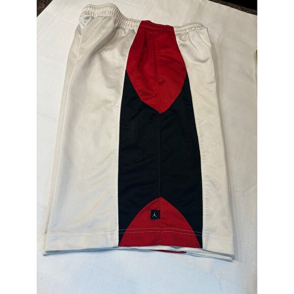 Air Jordan Basketball Shorts White/Red/Black Men's Size M - Picture 12 of 16